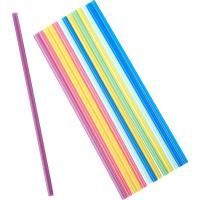 Трубочки для коктейля 240х8 прямые цветные (500шт) 1/10