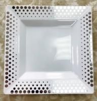 Тарелка пластиковая квадратная 165х165мм серебряный декор Complement (6шт) 1/20 Тарелка пластиковая квадратная 165х165мм серебряный декор Complement (6шт) 1/20