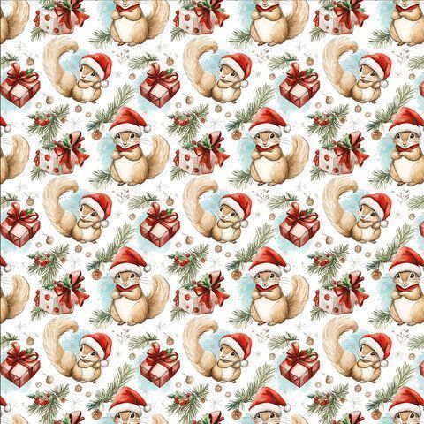 НГ Бумага упаковочная 70х100см ЗОЛОТАЯ СКАЗКА Веселый НГ 10дизайнов 105г/м2 1/50