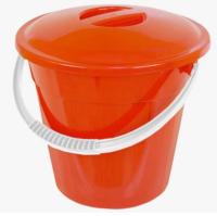 Ведро 12л с крышкой пластик пищевое Евро Радиан 1/1 