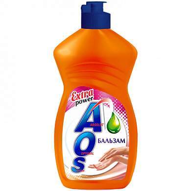 Средство жидкое для мытья посуды 450мл AOS Бальзам 1/20 Средство жидкое для мытья посуды 450мл AOS Бальзам 1/20
