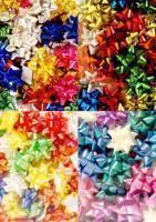 Бант-звезда 4см цвета микс 100/100 Бант-звезда 4см цвета микс 100/100