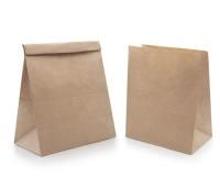 Пакет бумажный крафт 220х120х290 50гр/м без ручек и печати 1000/1000