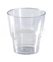 Стакан одноразовый пластик 0,2л прозрачный Кристалл PS 50/1000