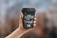 Стакан бумажный для горячего 250мл d-80 КофеБрейк ЛАЙТ 50/1000