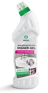 Средство жидкое 750мл Digger-Gel  гель для прочистки труб Грасс GRASS 1/12 Средство жидкое 750мл Digger-Gel  гель для прочистки труб Грасс GRASS 1/12