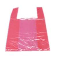 Пакет Майка ПНД (42+20)х72-20 розовая МП 50/1000