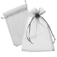 Подарочный мешок текстильный ОРГАНЗА СЕРЕБРО 7х9см 1/25/250