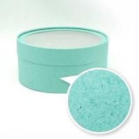 Коробка шайба с прозр. крышкой 16х6,5см Тиффани в точку матовая Коробка шайба с прозр. крышкой 16х6,5см Тиффани в точку матовая