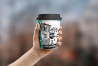 Стакан бумажный для горячего 250мл d-80 Города ЛАЙТ 50/1000