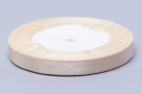 Лента атласная 10мм 25м кремовая 1/10 Лента атласная 10мм 25м кремовая 1/10