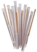 Одноразовый Размешиватель деревянный для кофе 14см в индивид.бумажной упак. А 250/6000