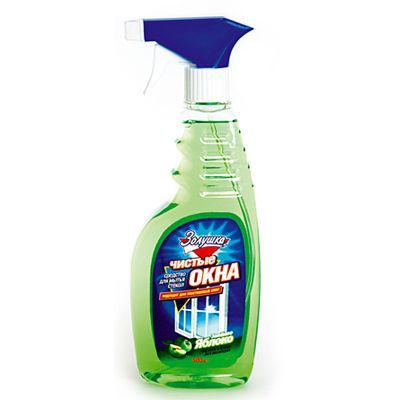 Средство для мытья стекол и зеркал 750мл триггер Зеленое яблоко Золушка  Ч-21-11 1/12 Средство для мытья стекол и зеркал 750мл триггер Зеленое яблоко Золушка  Ч-21-11 1/12