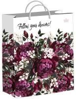 Пакет пластиковый (30х40+10)-140 Великолепные пионы 1/40