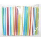 Трубочки для коктейля 125х5 мартини цветные (100шт) 1/200 