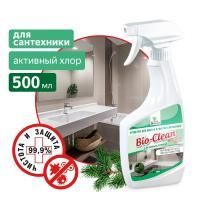 Средство жидкое 500л чистящее для сантехники с триггером Bio-Clean Clean&Green 1/12 Средство жидкое 500л чистящее для сантехники с триггером Bio-Clean Clean&Green 1/12