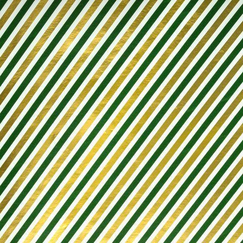 НГ Бумага упаковочная 70х100см ЗОЛОТАЯ СКАЗКА Gold&Green с эффектами ассорти 1/30