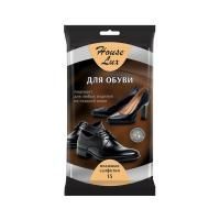 Салфетки влажные для обуви House Lux (15) 1/36 Салфетки влажные для обуви House Lux (15) 1/36