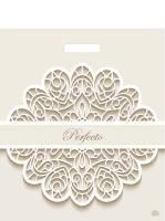 Пакет с вырубной ручкой (42х48)-90 Перфекто Гипюр Тико  25/400