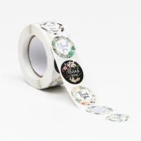 Наклейки для цветов и подарков Thank you 2,5 х 2,5 см (500шт) 1/300