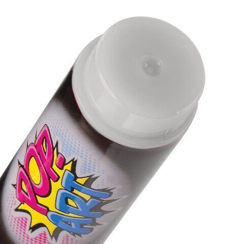 Маркер меловой белый 3,5мм сухостираемый BRAUBERG POP-ART 1/10