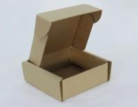 Гофрокоробка самосборная (80х80х30) Т23 Е микрогофрокартон бурый 1/100