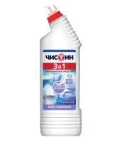 Средство жидкое 750мл чистящее для уборки туалета ЧИСТИН 3 в 1 содержит активный хлор 1/14